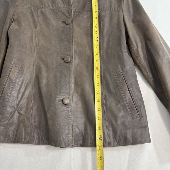 Vintage Leather Shop Argentina Women’s Brown Jacket Size 2 - Picture 11 of 14